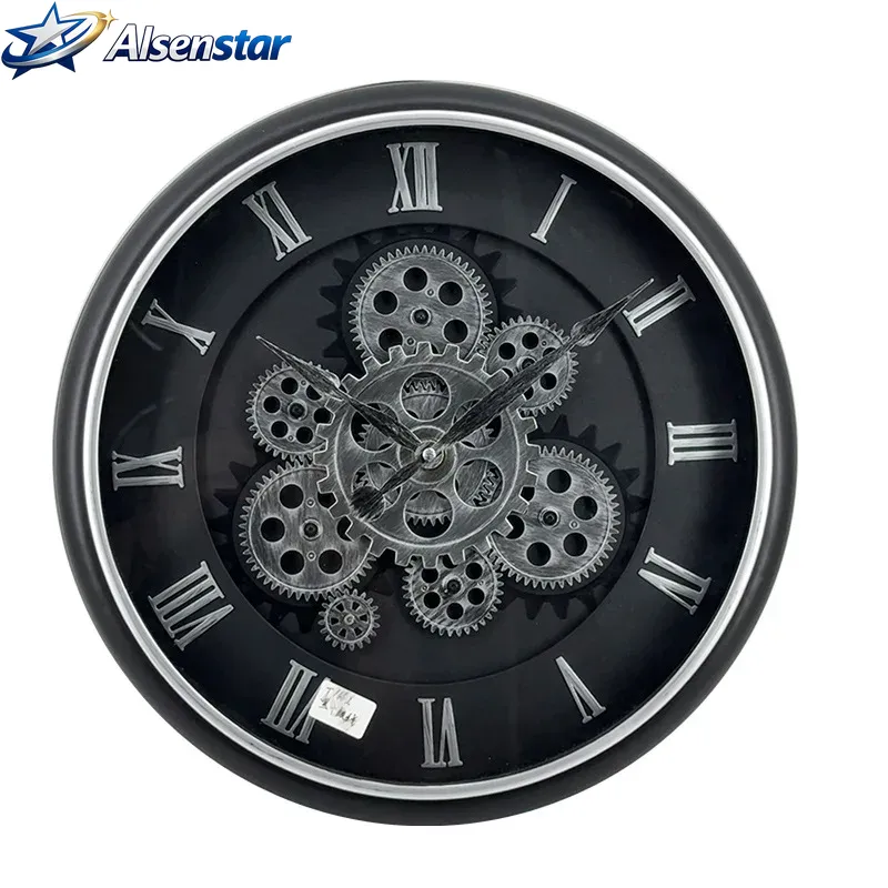 Luxury Watch House - Reloj de Pared de Estilo Industrial