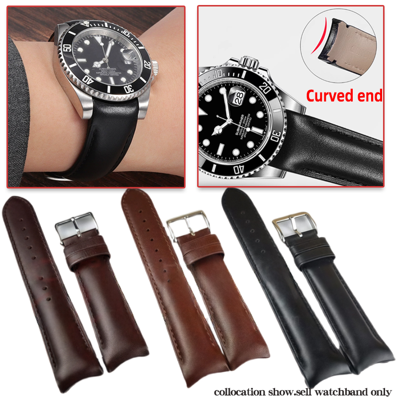 Luxury Watch Class - Correa de reloj de cuero de