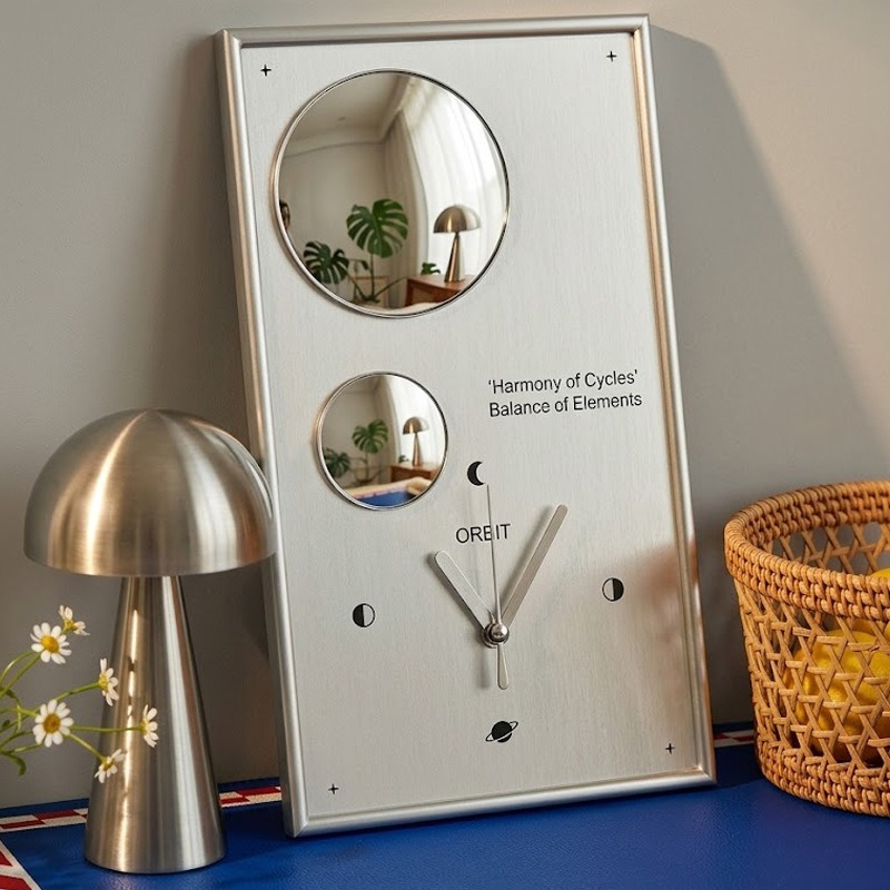 Luxury Watch House - Reloj de Pared con Atracción Magnética,