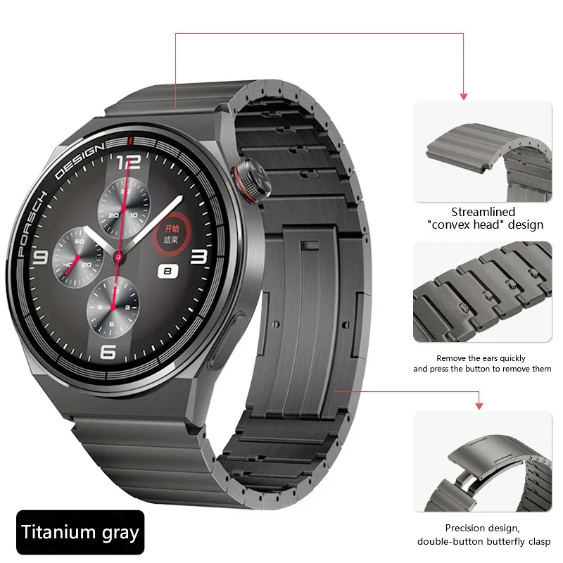 Luxury Watch Galaxy - Correa de Metal de titanio de