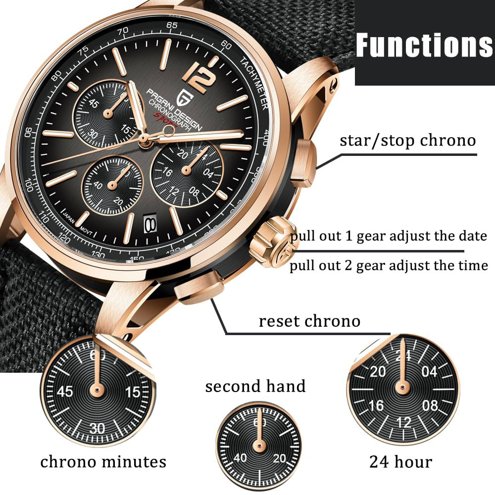 Luxury Watch Design - PAGANI DESIGN nuevo Reloj para Hombre