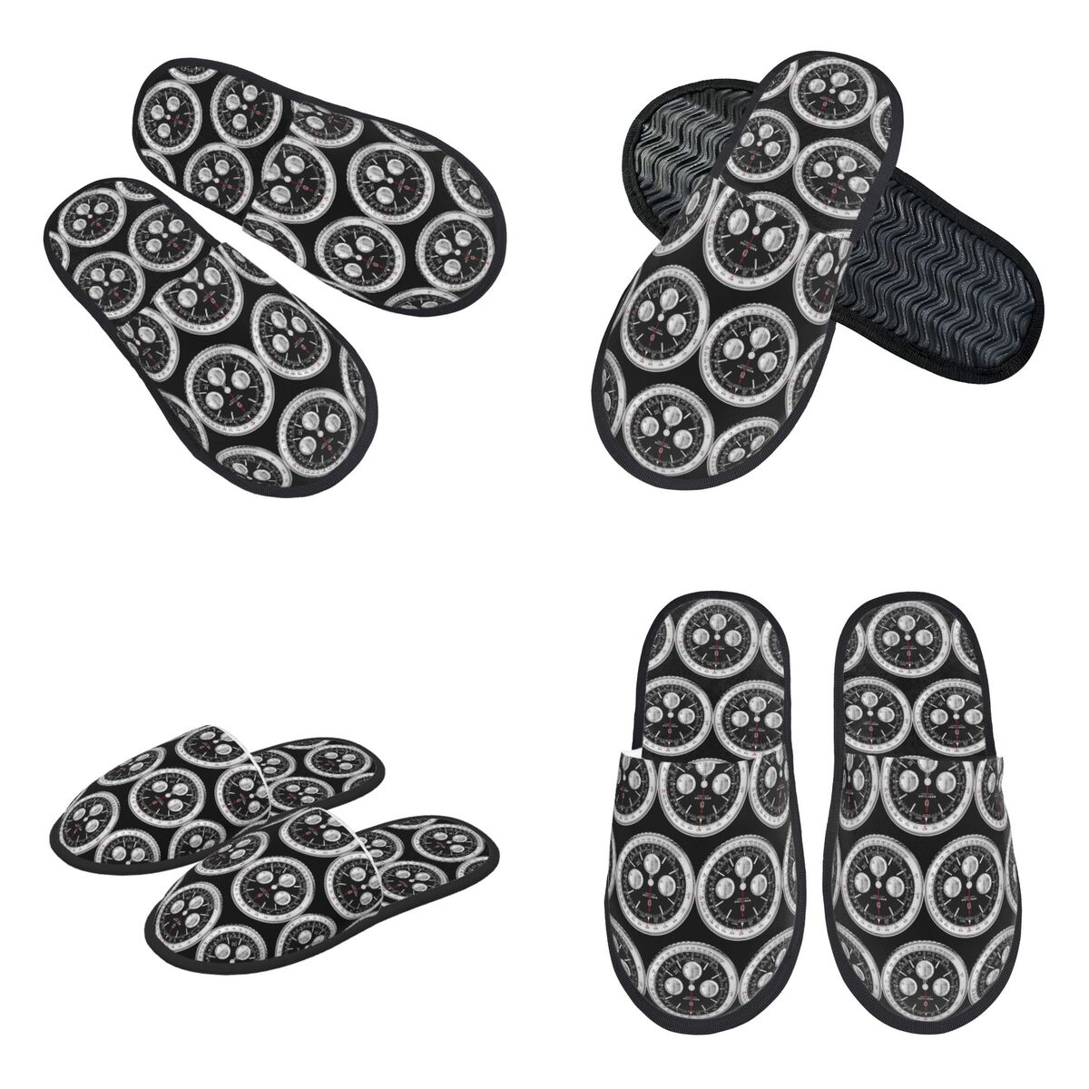 Luxury Watch House - Pantuflas Personalizadas de Lujo con Diseño