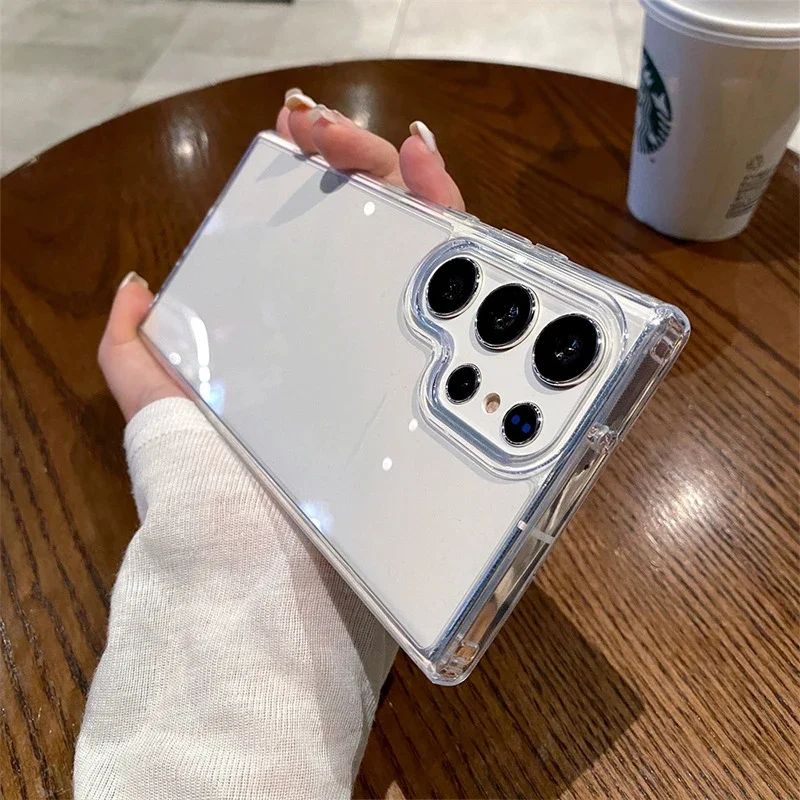 Luxury Watch Galaxy - Funda de teléfono acrílica dura transparente