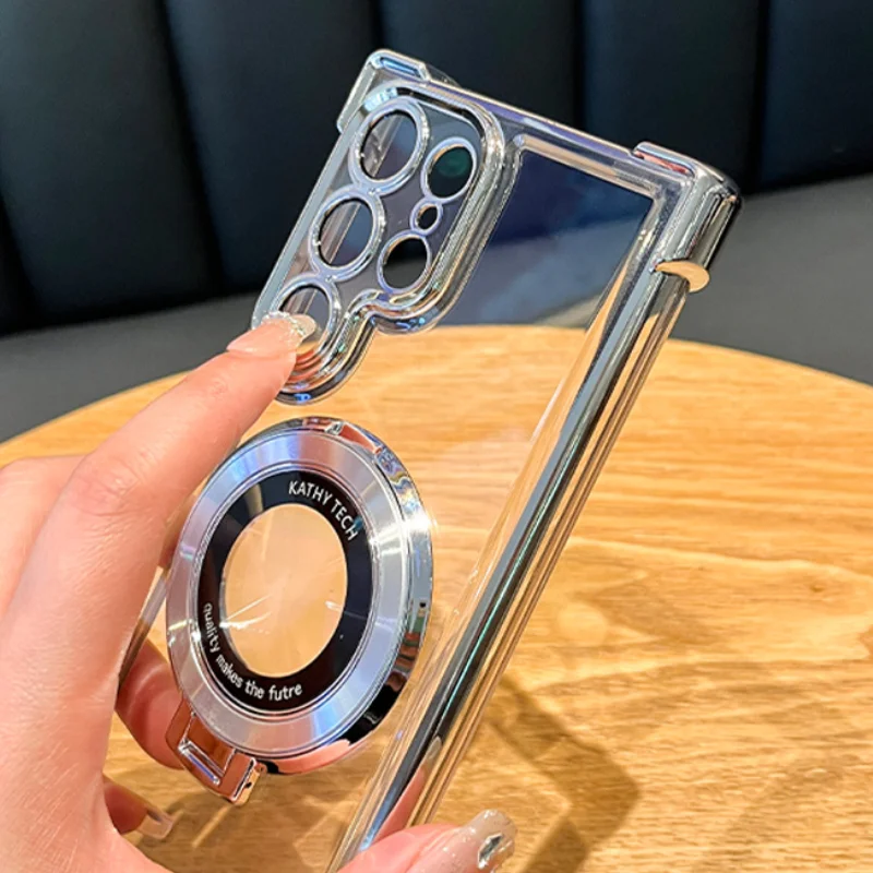 Funda transparente con soporte - Luxury Watch Galaxy reseña y precio