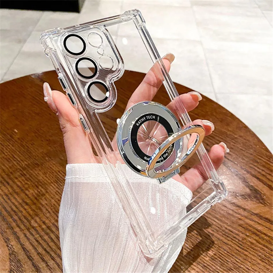 Funda transparente con soporte - Luxury Watch Galaxy reseña y precio