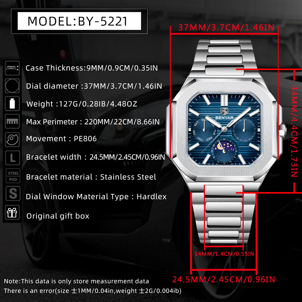 BENYAR, nuevo reloj para hombr - Luxury Watch Design reseña y precio