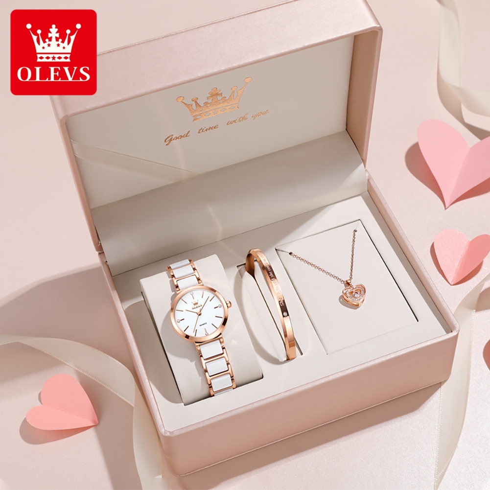 OLEVS Reloj de mujer 5877 Relo - Luxury Watch For Women reseña y precio