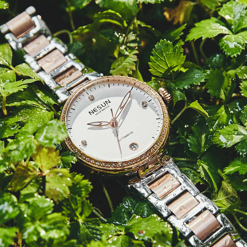 NESUN-relojes mecánicos automá - Luxury Watch Japan Brand reseña y precio
