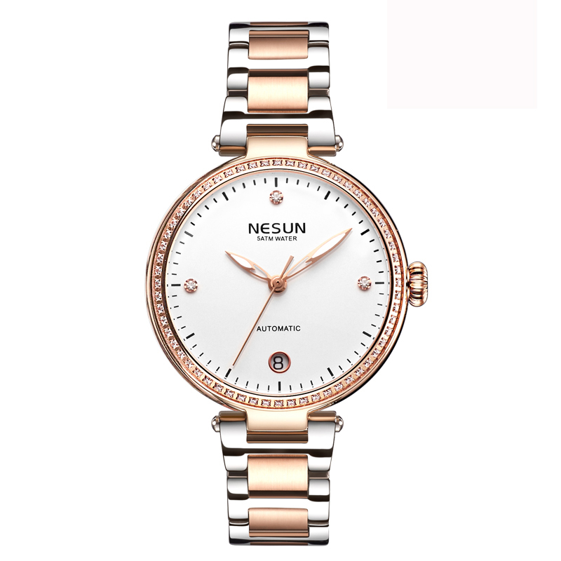 NESUN-relojes mecánicos automá - Luxury Watch Japan Brand reseña y precio