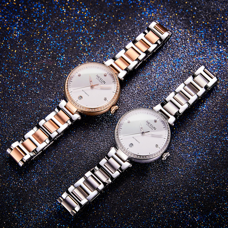 NESUN-relojes mecánicos automá - Luxury Watch Japan Brand reseña y precio