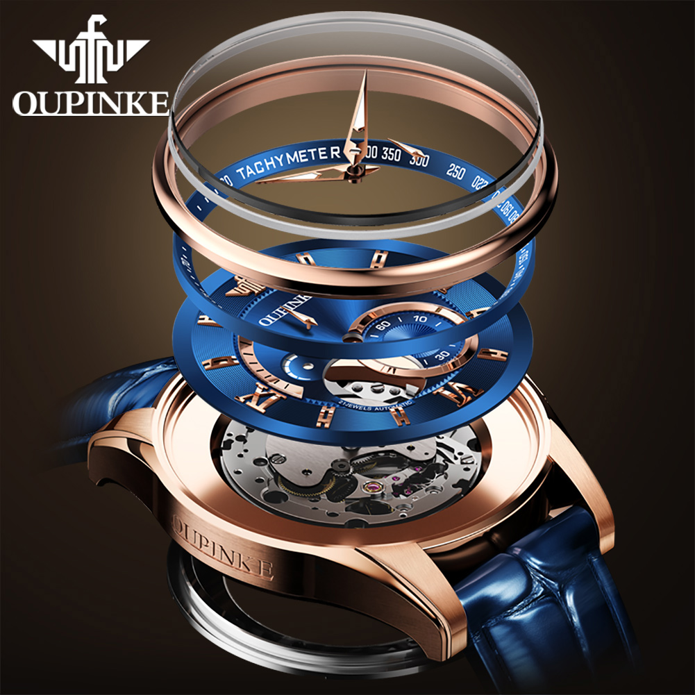 Relojes Automáticos OUPINKE 32 - Luxury Watch Japan Brand reseña y precio