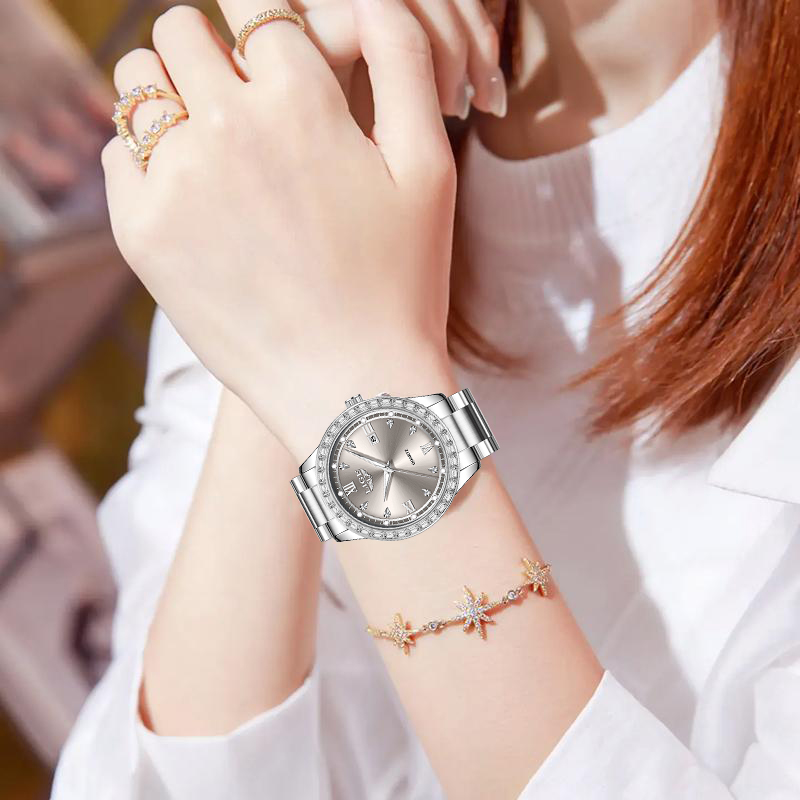 Reloj de Pulsera LIGE de Cuarz - Luxury Watch Life reseña y precio